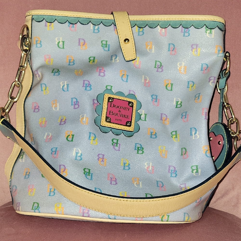 Dooney & Bourke Pastel Logo Shoulder Bag